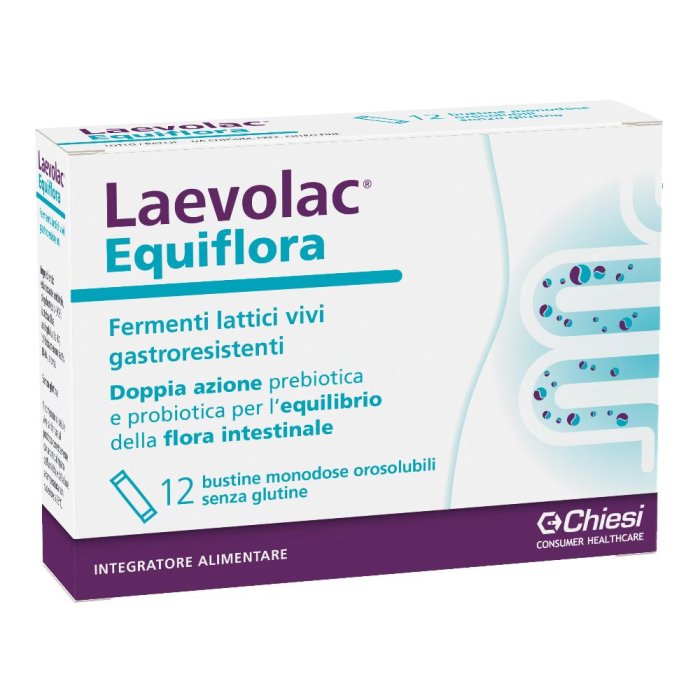 Laevolac Equiflora - Integratore di Fermenti Lattici Vivi 12 bustine