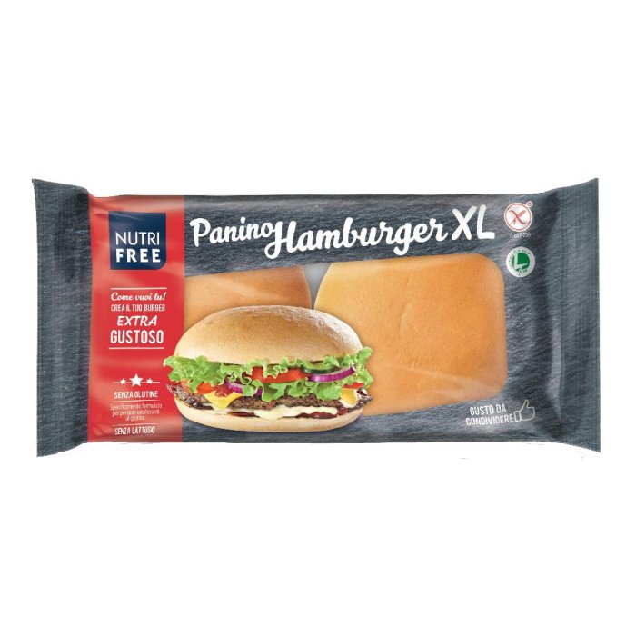 Panino Hamburger XL Nutrifree 2 Panini senza glutine