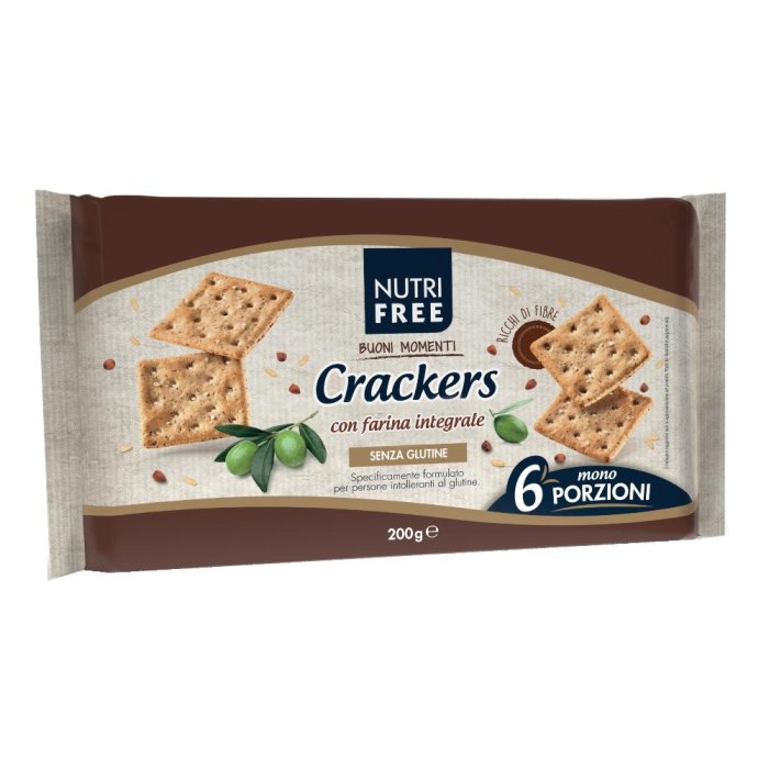  Nutrifree Crackers Integrali Senza Glutine 6 Monoporzioni
