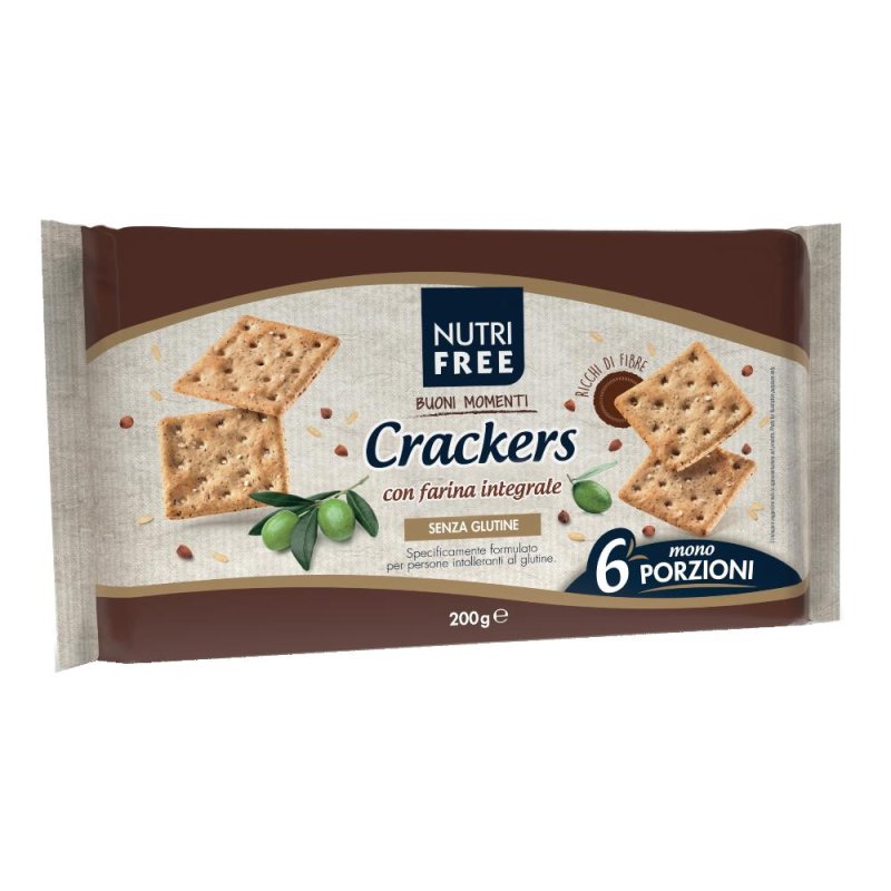 Nutrifree Crackers Integrali Senza Glutine 6 Monoporzioni