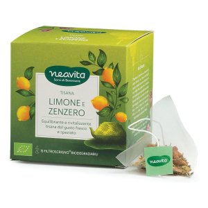 Tisana biologica Neavita Limone e Zenzero - 15 filtri da 3g