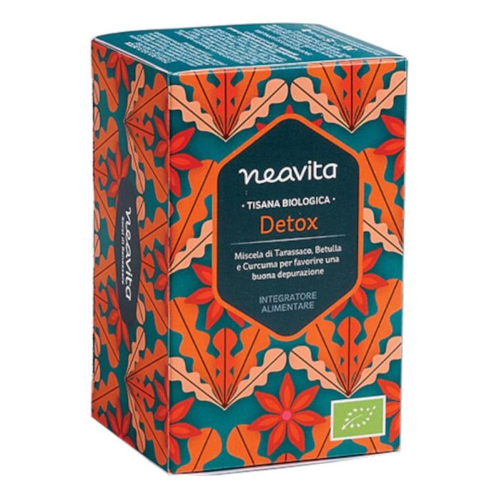 Neavita Detox Tisana Biologica Integratore Alimentare 15 filtri