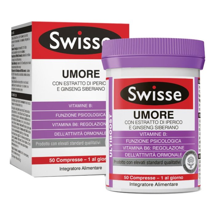 Swisse umore 50 compresse integratore naturale per equilibrio psicologico e energia