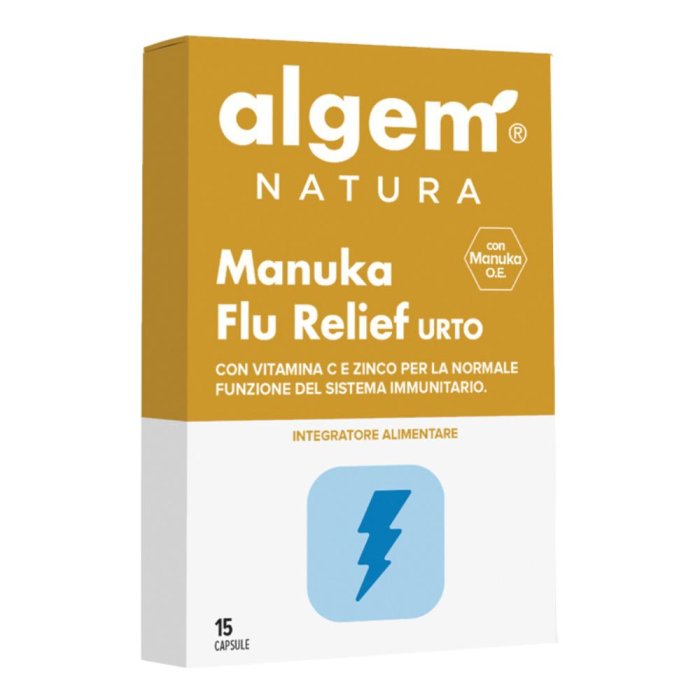 Algem Natura Algem Manuka Flu Relief Urto 15 Capsule