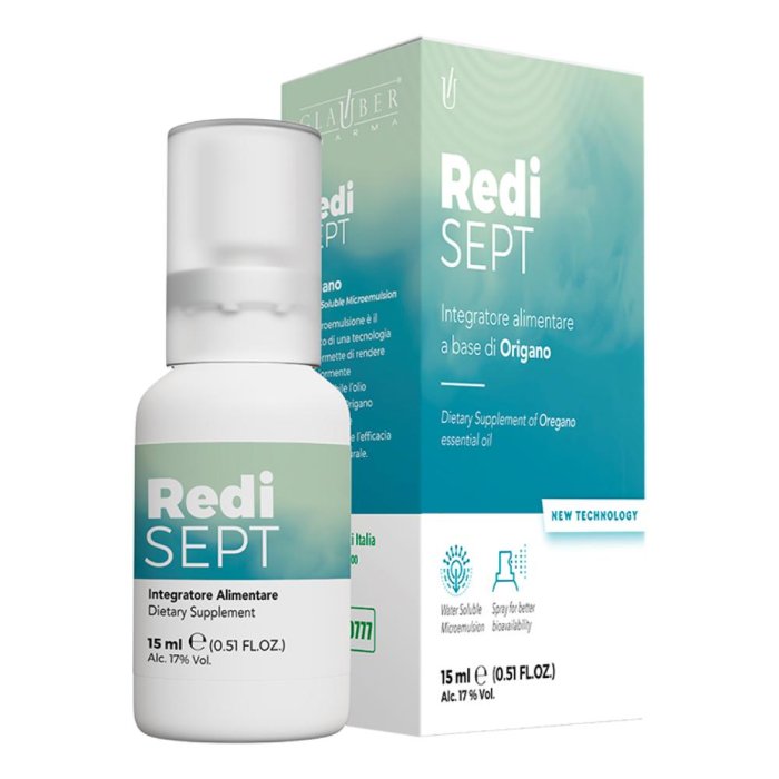 Redi Sept Spray Orale Antisettico per Gola e Cavo Orale 15 Millilitri