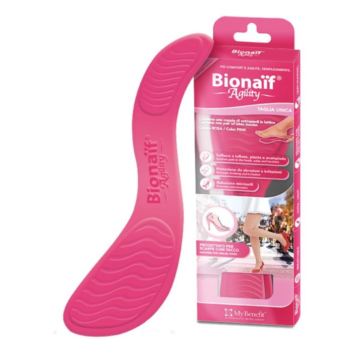 Bionaif Agility sottopiede rialzato - plantare per tallonite e fascite plantare