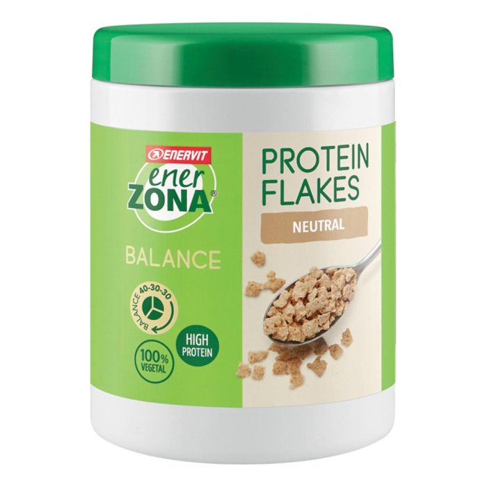 EnerZona Protein Flakes Fiocchi Di Soia Proteici Gusti Neutro ,224g