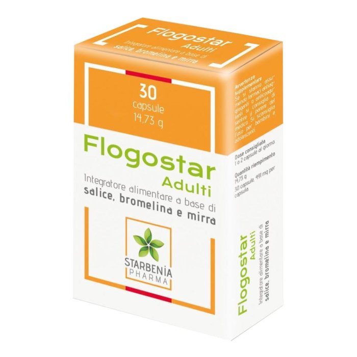 Starbenia Pharma Flogostar Adulti Integratore Alimentare 30 Capsule
