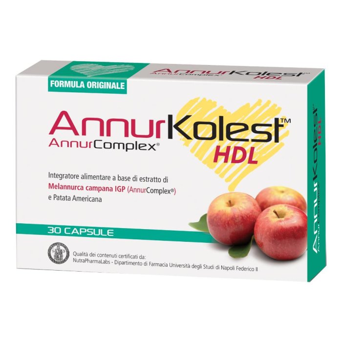 Annurkolest 30 Capsule Glimt Integratore a Base di Mela Annurca per il Controllo del Colesterolo