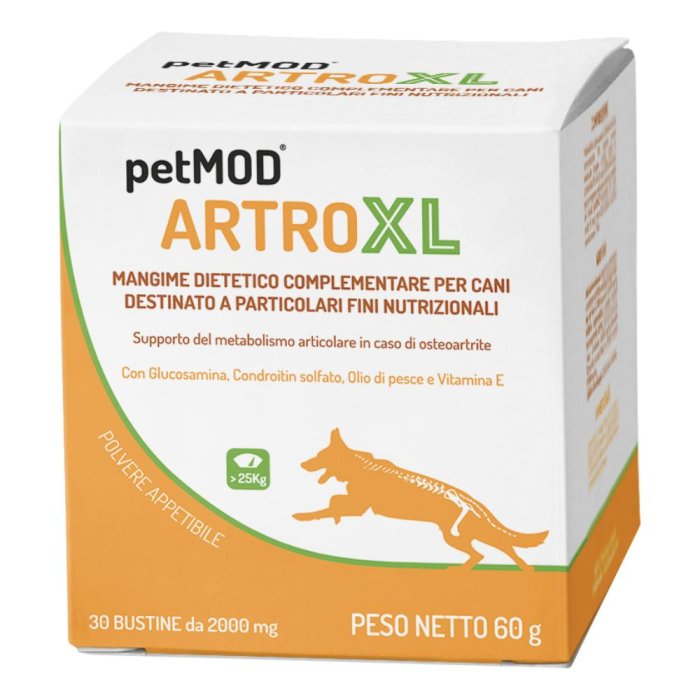 Petmod Artro XL 30 bustine - integratore per articolazioni di cani e gatti