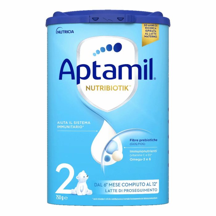 Aptamil 2 Latte di Proseguimento Latte in Polvere dal 6 ° al 12 ° Mese Compiuto 750g