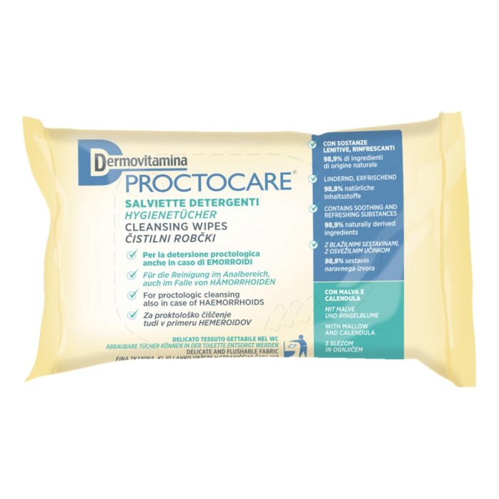 Dermovitamina Proctocare Salviette 15 Pezzi