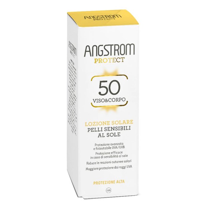 Perrigo Italia Angstrom Lozione Pelli Sensibili Spf50 100 Ml
