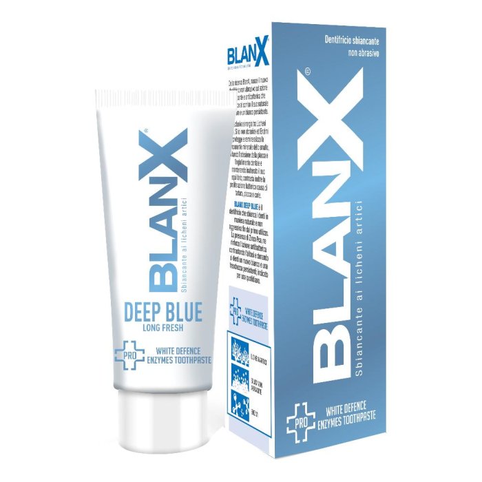 BlanX Deep Blue Dentifricio Sbiancante non abrasivo 25ml