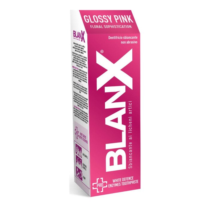 BlanX Pro Glossy Pink Dentifricio Sbiancante e Antibatterico 75ml