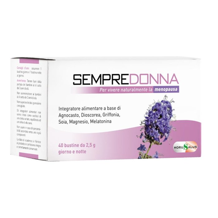 SempreDonna giorno notte  Integratore Alimentare 40 Bustine - Menopausa e Benessere Femminile