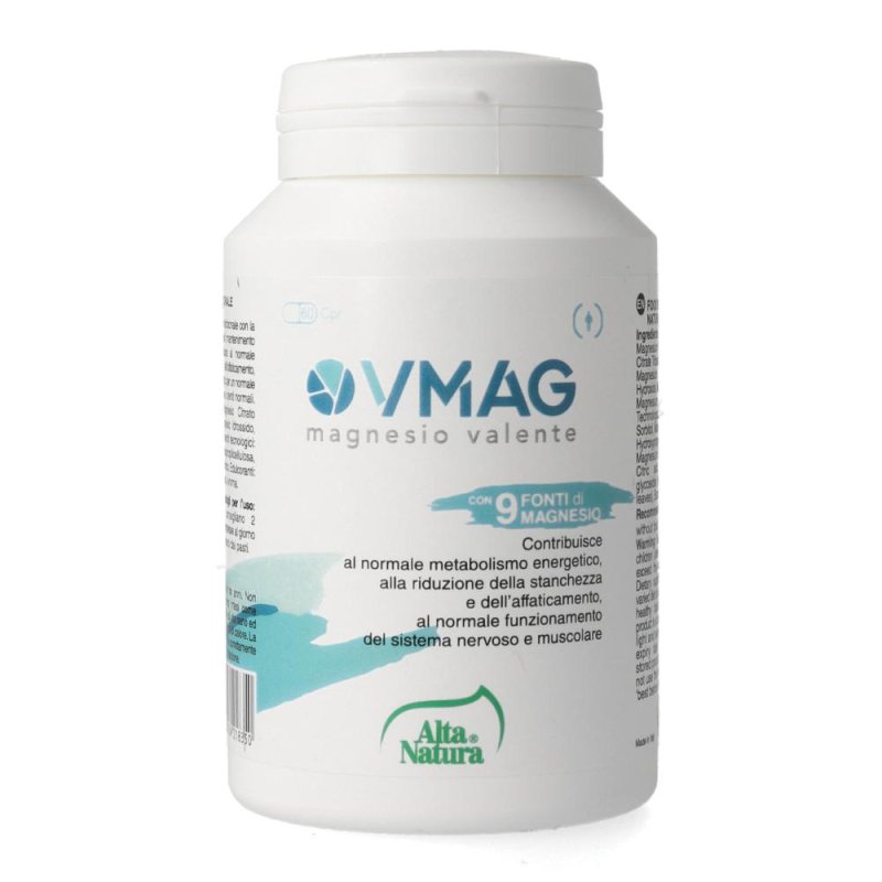 Alta Natura Vmag Integratore di Mangesio 60 Compresse Orosolubili