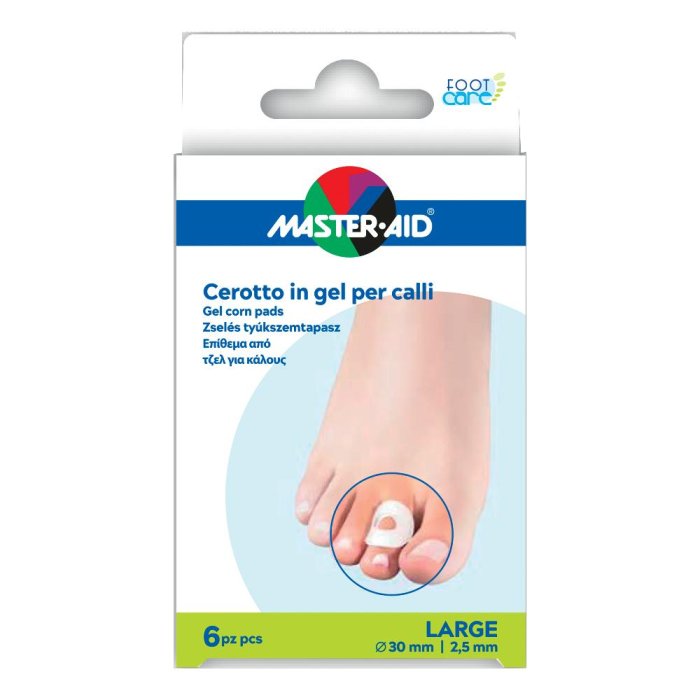 Master-Aid Foot Care - Cerotto in Gel per Calli Taglia Large 6 cerotti