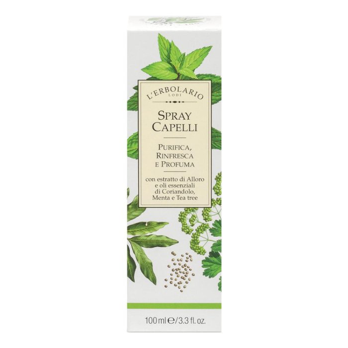Spray capelli purifica e rinfresca - spray purificante e rinfrescante per capelli