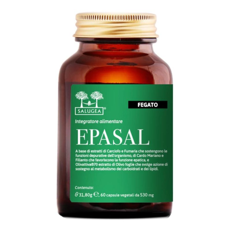Salugea Epasal Integratore Depurazione del Fegato 60 Capsule Vegetali