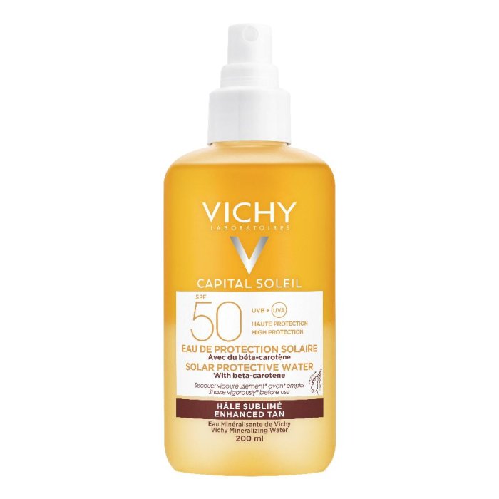 Vichy Capital Soleil Acqua Solare Protettiva Abbronzatura Intensa SPF 50 200 ml