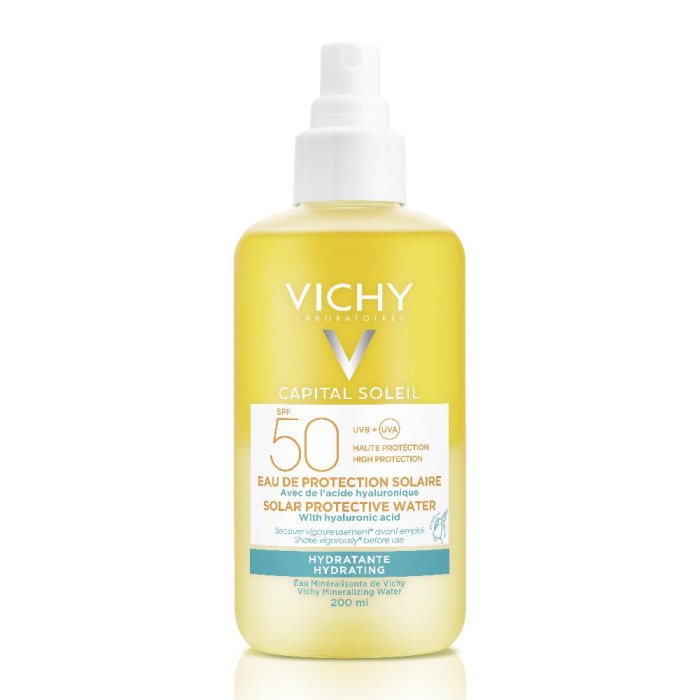 Vichy Acqua Solare Spray Corpo Con Azioni Protettiva Ed Idratante 50 SPF 200 ml