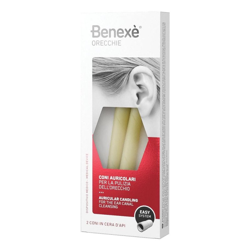 Benexè Orecchie - Coni Auricolari per la pulizia dell'orecchio 2 coni