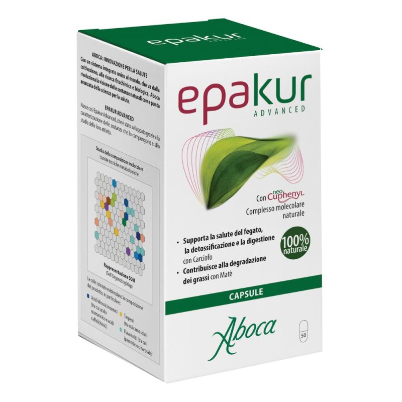 Aboca  Societa' Agricola Epakur Advanced 50 Capsule