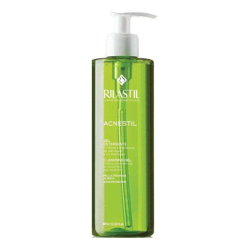  Rilastil Acnestil Gel Detergente: purificante, riequilibrante, per pelli acneiche 400 Ml