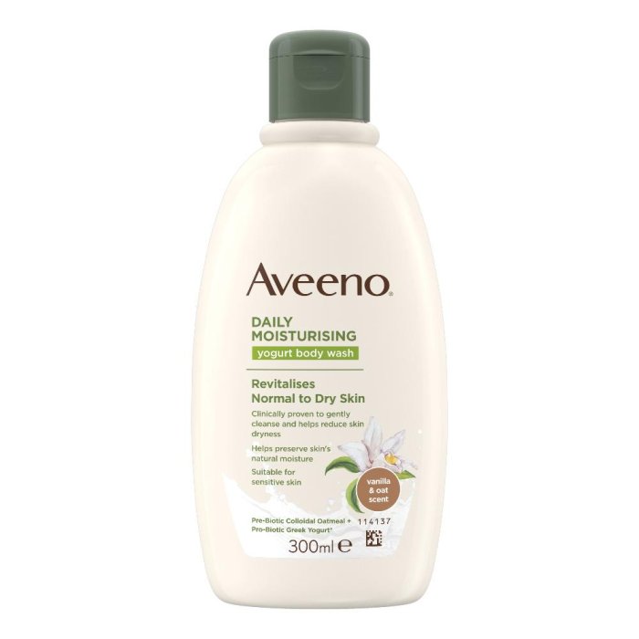 Aveeno Lenitivo Idratante Bagno Doccia Vaniglia e Avena Delicato Pelli Sensibili 300 ml