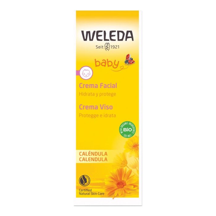 Weleda Baby - Crema Viso Protettiva e Idratante alla Calendula 50 ml