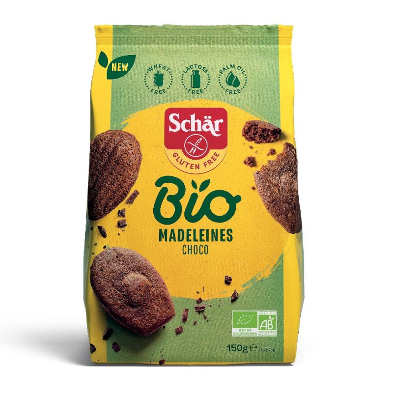 Dr.schar Schar Bio Madeleines Choco 150 G Dr.schar Schar Bio Madeleines Choco 150 G
