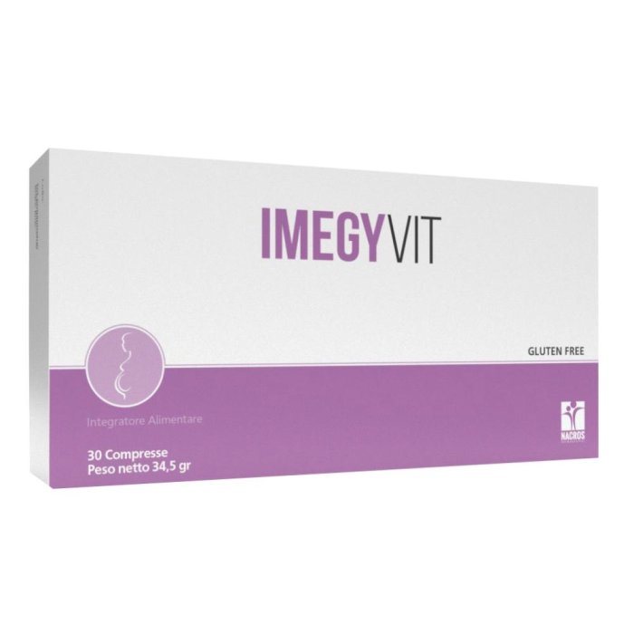 Imegyvit 30 Compresse Integratore Materna Multivitaminico per Gravidanza e Allattamento