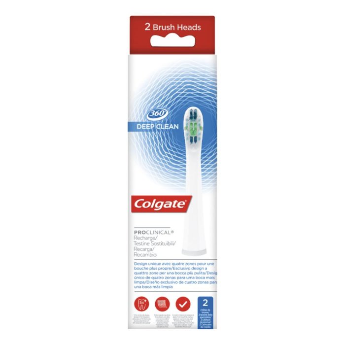 Colgate Palmolive Linea Dentale Testine Ricarica Spazzolino Pro-clinical