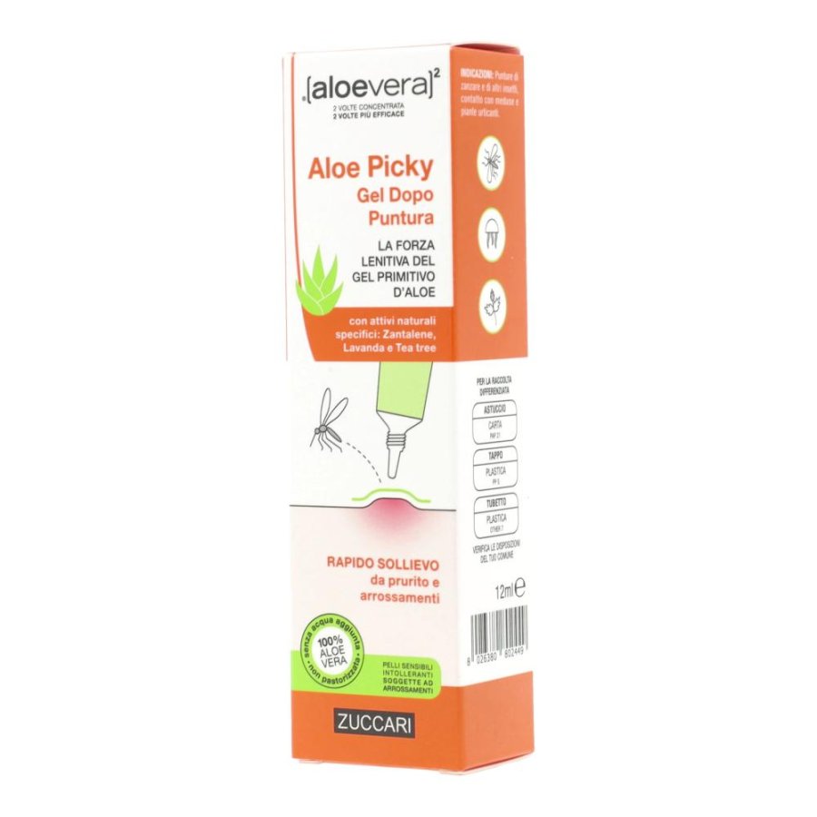 Zuccari Aloevera2 Aloe Picky Gel Dopopuntura Lenitivo 12 Ml Zuccari Aloevera2 Aloe Picky Gel Dopopuntura Lenitivo 12 Ml