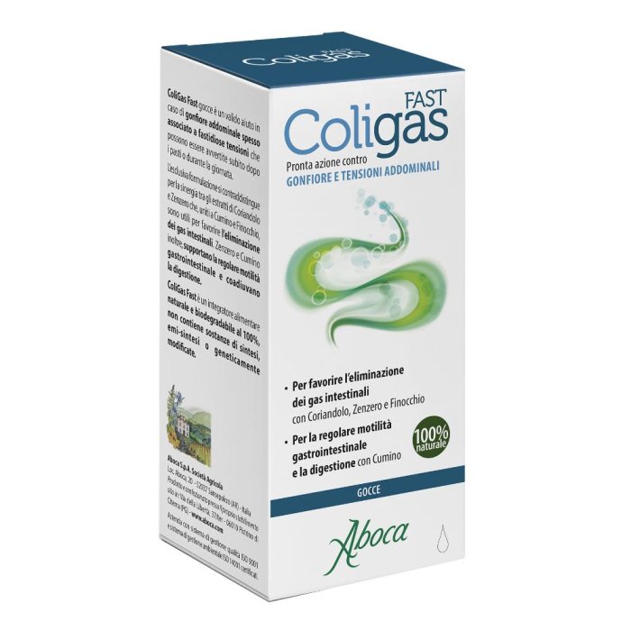 Coligas Fast Gocce 75ml - Integratore Alimentare Naturale per il Benessere Digestivo