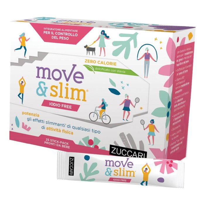Zuccari Move&slim Iodio Free Sciroppo 25 Stickpack 10 Ml