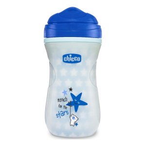 CH tazza Glowing 14m+ azzurra - tazza per bambini 14 mesi+ con effetto luminoso