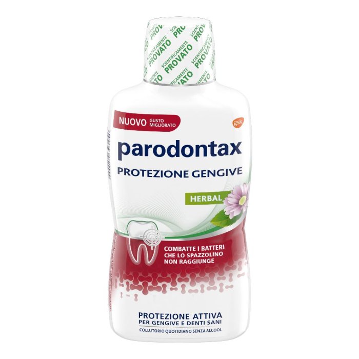 Elmex Igiene e Prevenzione Dentale Adulti Parodontax Herbal Protezione Gengive Collutorio 500 Ml