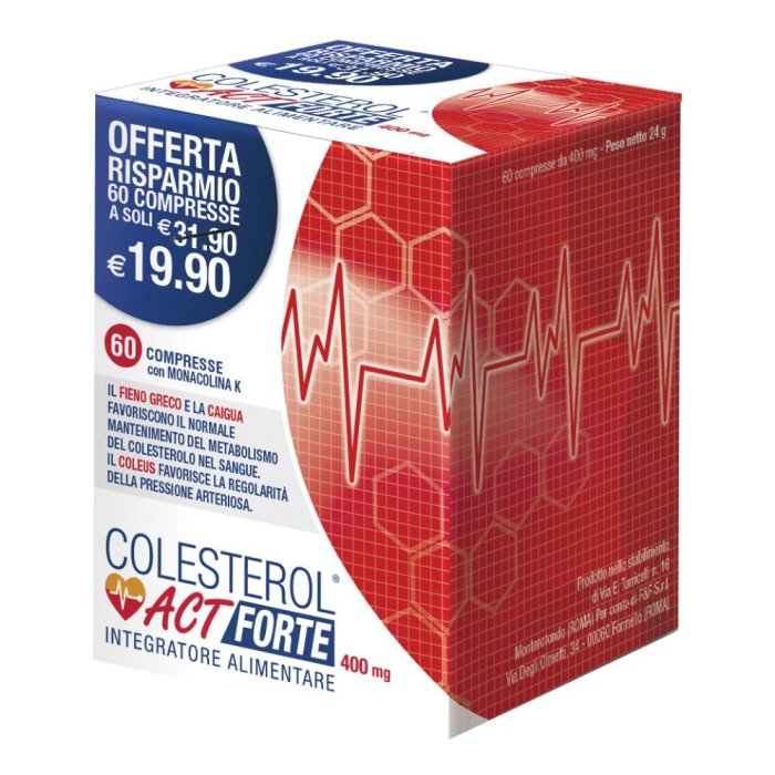 Colesterol Act Forte Riequilibrante 60 Compresse