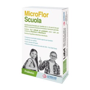 Cemon Microflor Scuola Integratore Sistema Immunitario 30 Capsule Masticabili