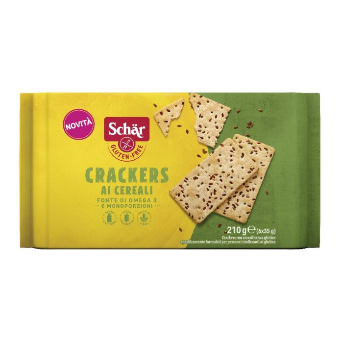 Schar Crackers Ai Cereali Senza Glutine 6X35 Grammi