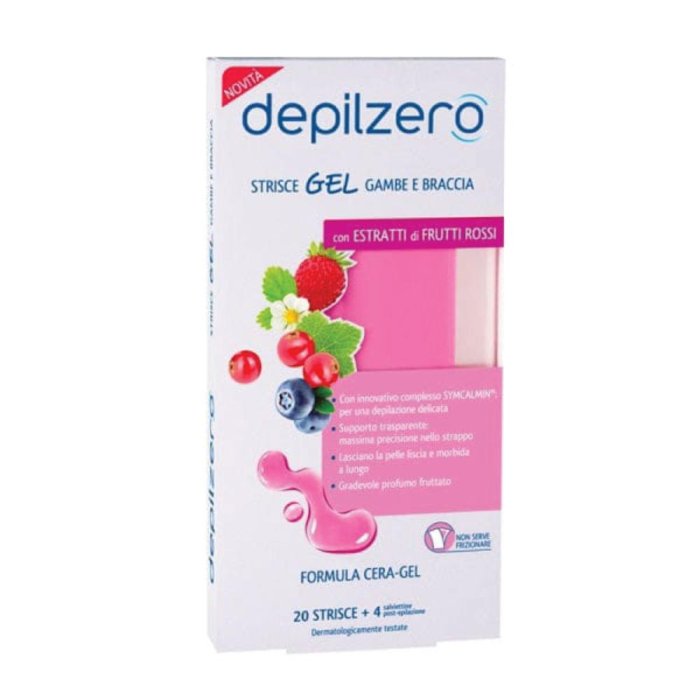 DEPILZERO STRISCE GEL GAMB BRA