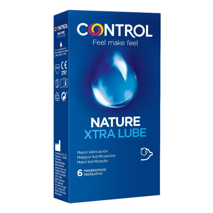 Control Nature - Xtra Lube Profilattico 6 Pezzi