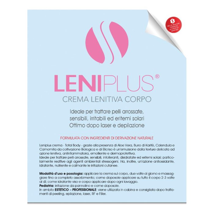 Leniplus Crema Corpo Lenitiva - trattamento idratante per pelli sensibili e arrossate