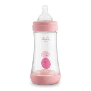 Chicco (artsana) Chicco Biberon Perfect 5 Girl 240 Ml In Silicone 2 Fori