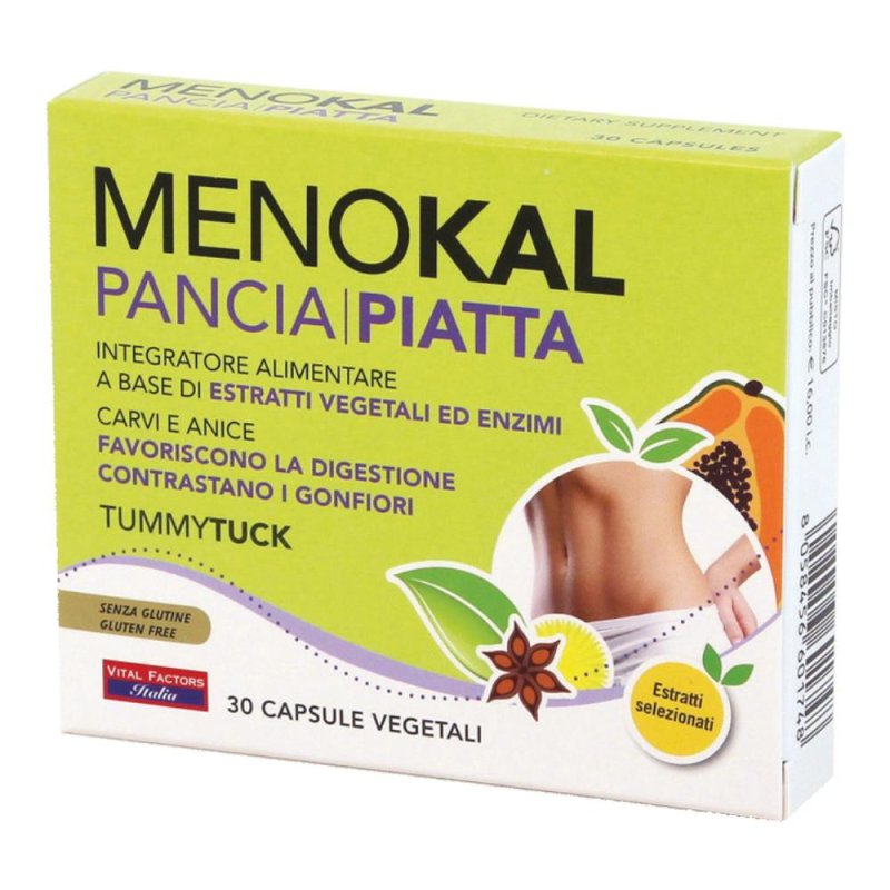 Vital Factors Menokal - Pancia Piatta Integratore Alimentare 30 Capsule