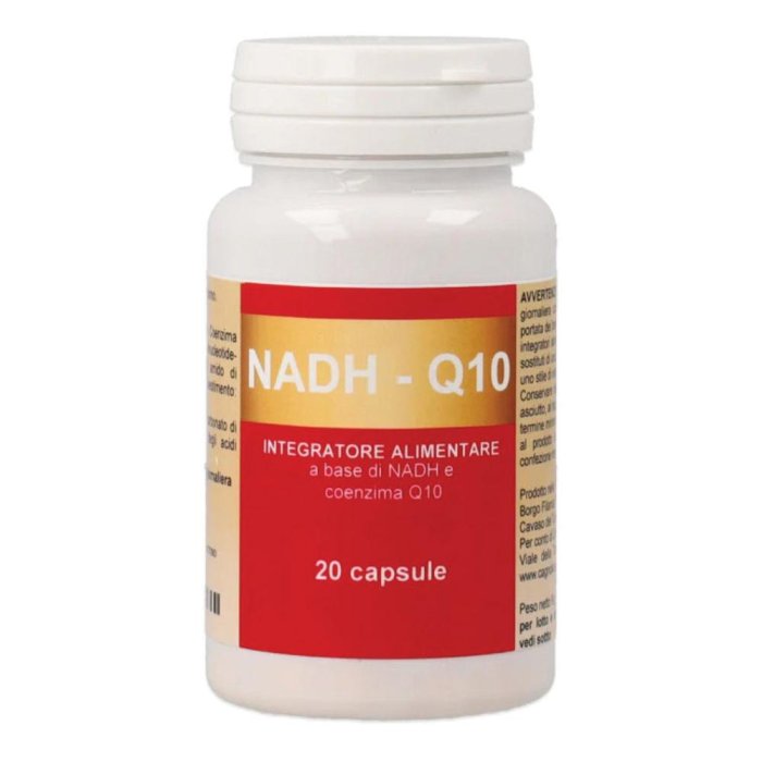 NADH-Q10 20 capsule Cgn - integratore con NADH, coenzima Q10 e vitamine del gruppo B