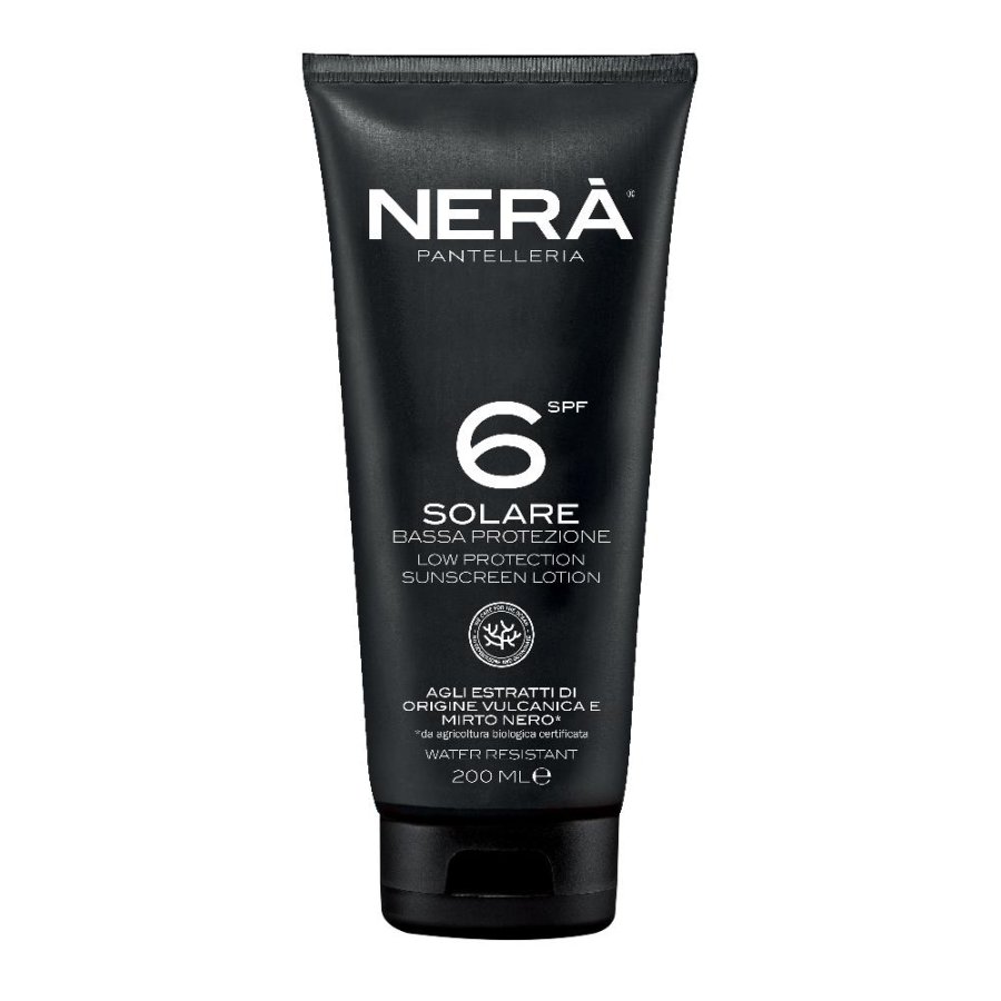 Nerà Crema Solare Viso e Corpo SPF 6 Abbronzante a Bassa Protezione – Crema Idratante Protettiva per Pelle già Abbronzata Nerà Crema Solare Viso e Corpo SPF 6 Abbronzante a Bassa Protezione – Crema Idratante Protettiva per Pelle già Abbronzata