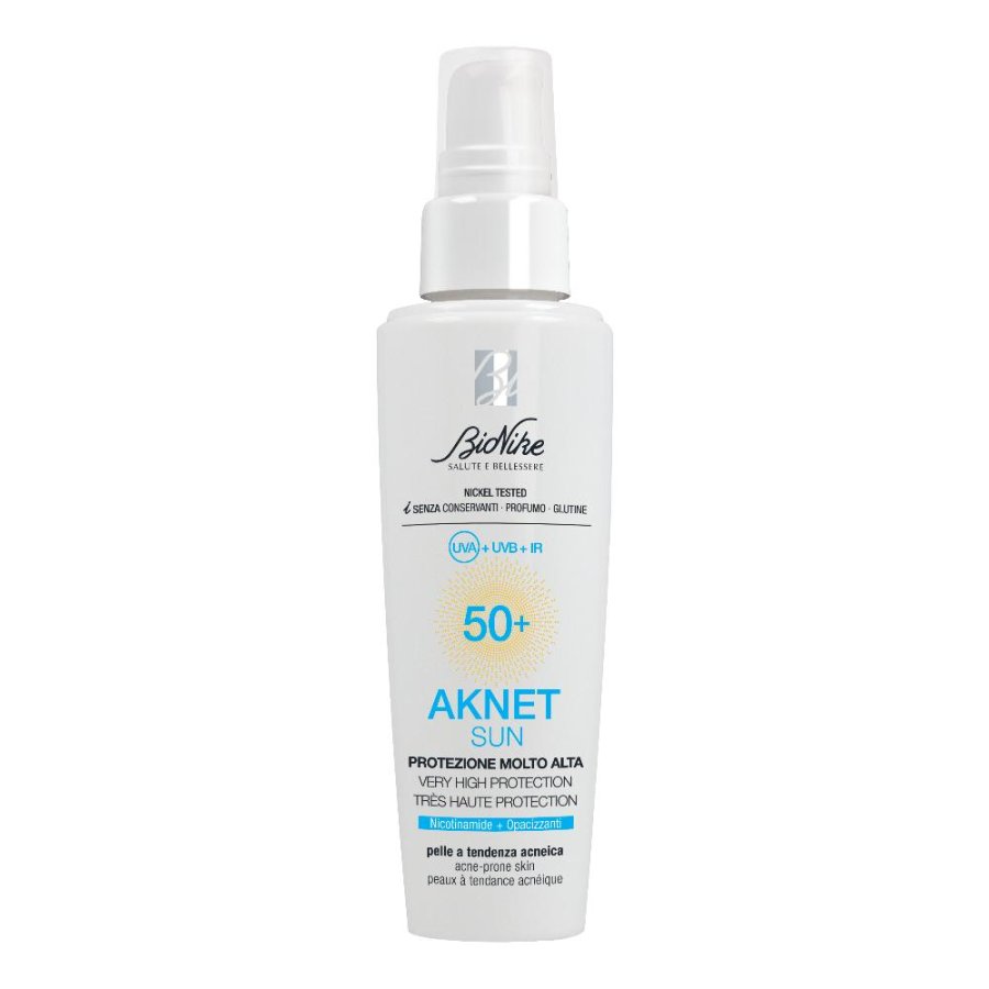  Aknet Sun Protezione Molto Alta Spf50+ 50 Ml